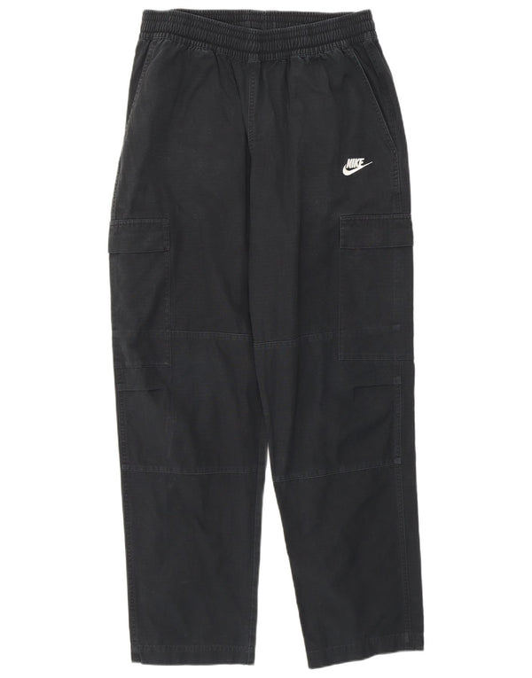 Nike Straight Cargo-bukser til mænd Small W29 L28 Sort bomuld