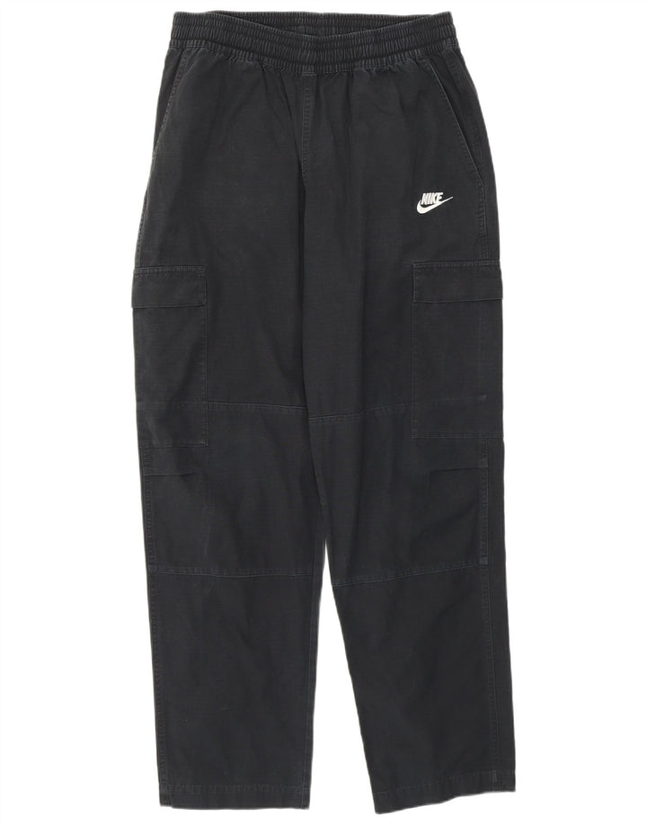 Nike Straight Cargo-bukser til mænd Small W29 L28 Sort bomuld