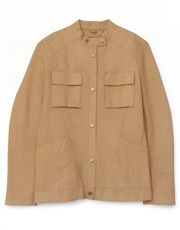 Conbipel Dame Læderjakke IT 48 XL Beige