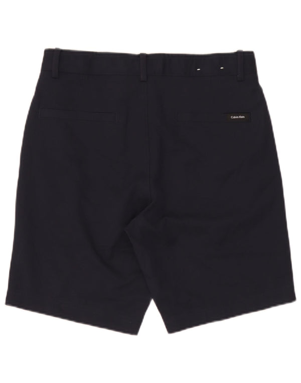 Calvin Klein Herre Casual Shorts W30 Medium Navy Blue Polyester