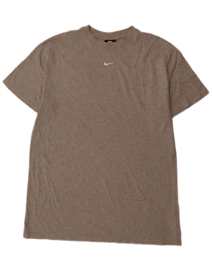 Nike T-shirt top til mænd, stor grå bomuld