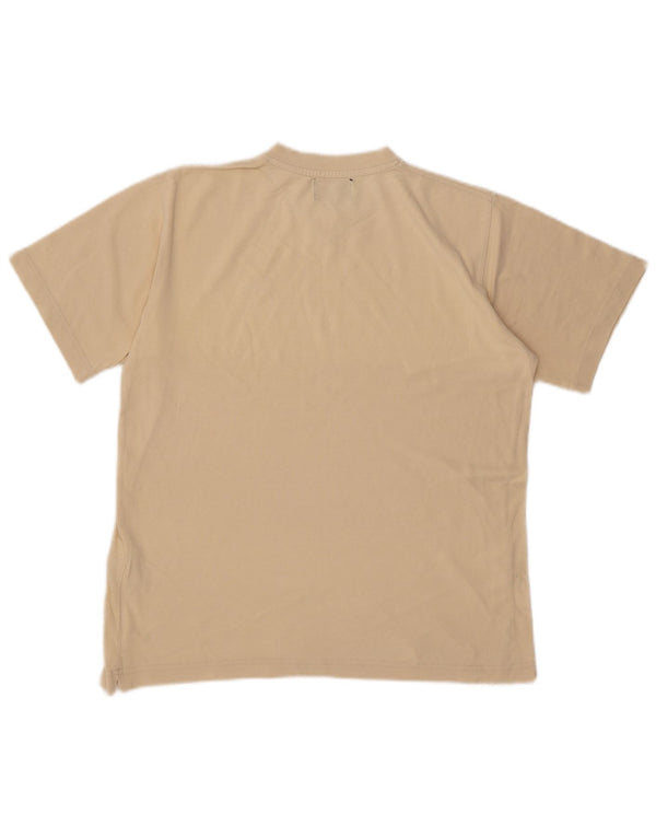 Kappa Boys T-Shirt Top 13-14 Years 2XL Beige Cotton