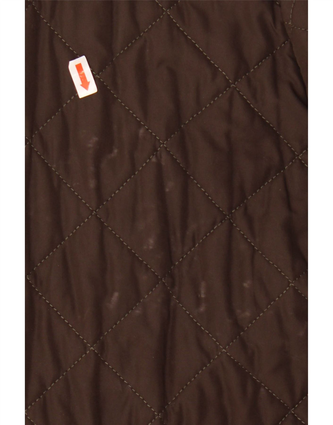 BARBOUR Herre quiltet jakke UK 40 Stor brun polyester