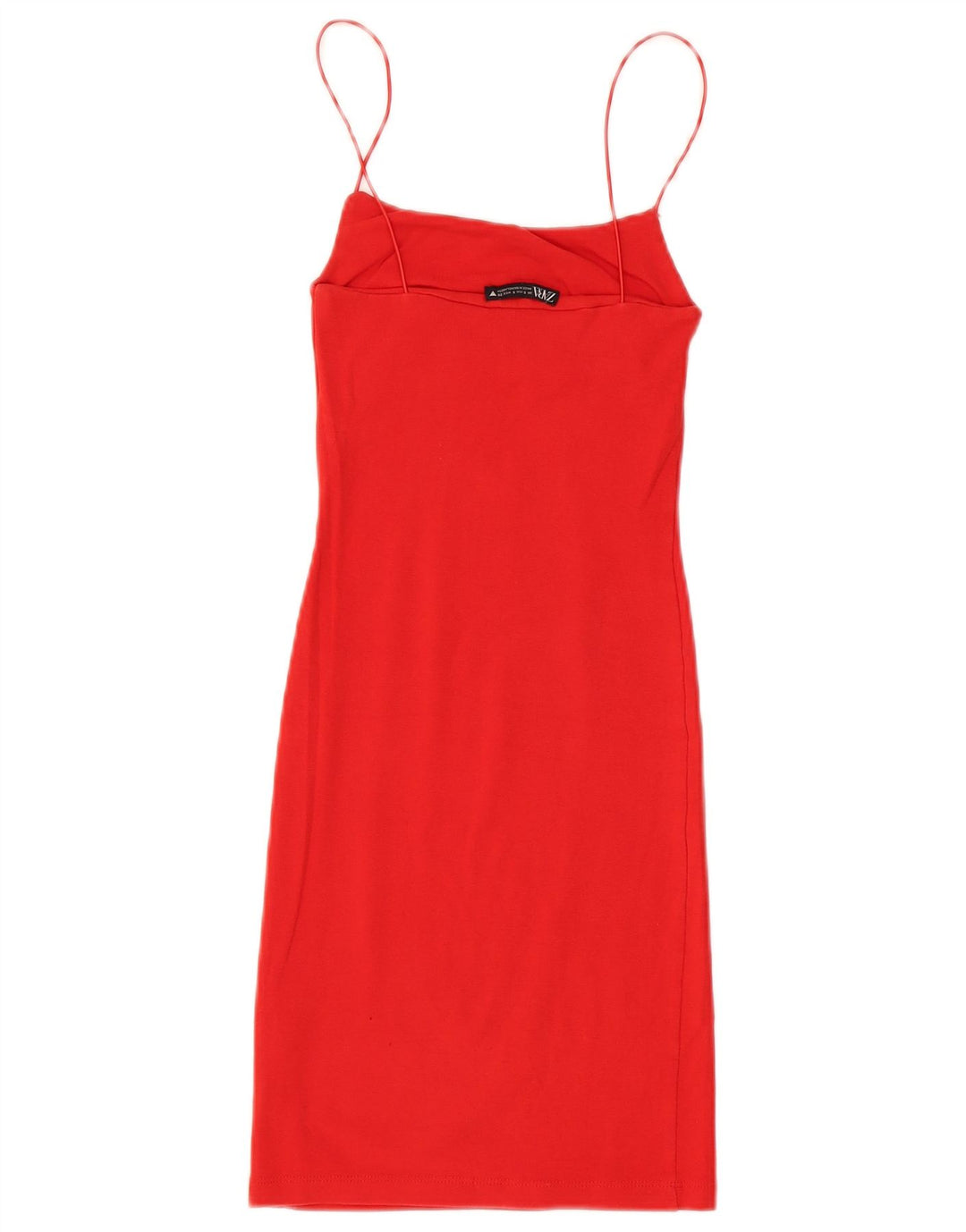 Zara Dame Sundress UK 8 Small Orange Bomuld