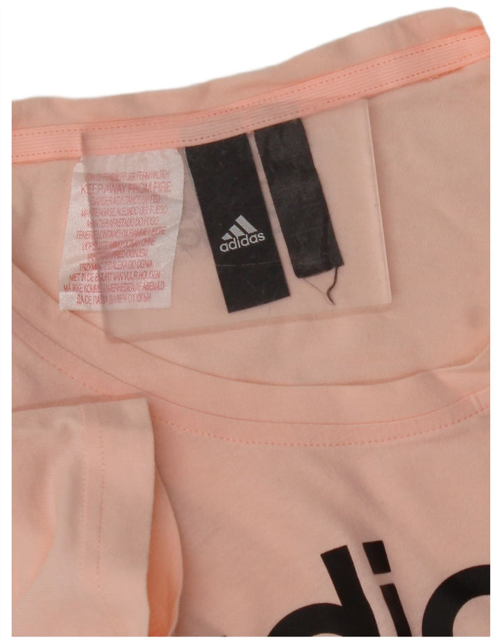 ADIDAS Piger Grafisk T-Shirt Top 13-14 år Pink