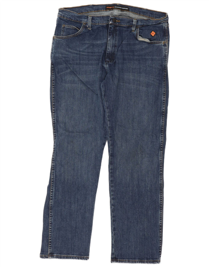 Wrangler Straight Jeans til mænd W38 L30 blå bomuld