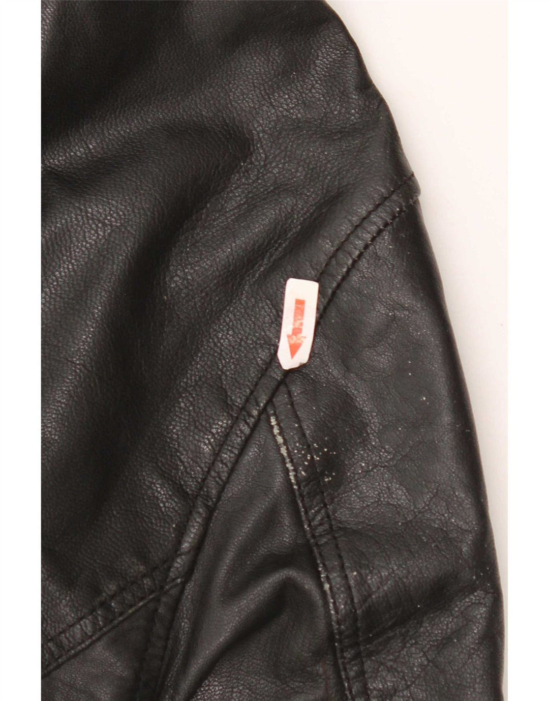 Only & Sons Herre Læder Biker Jacket UK 40 Large Sort