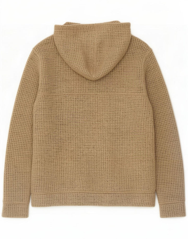 Weird Fish Herre Cardigan Sweater Stor Beige Akryl