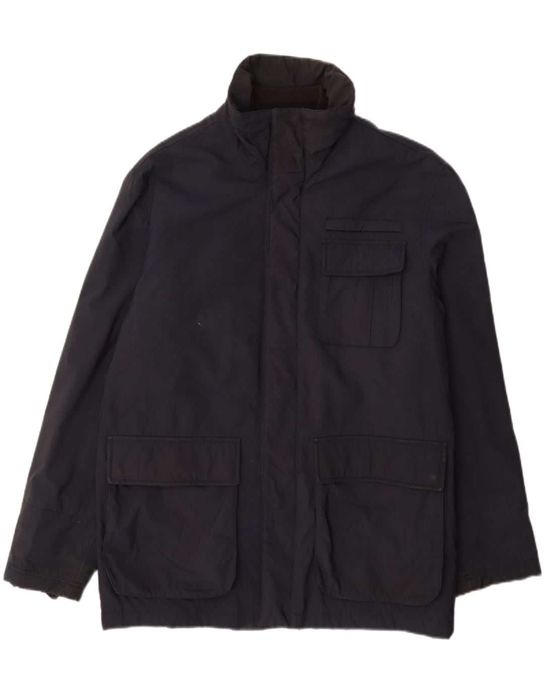 FAY Herre Utility Jacket UK 38 Medium Navy Blue Polyester