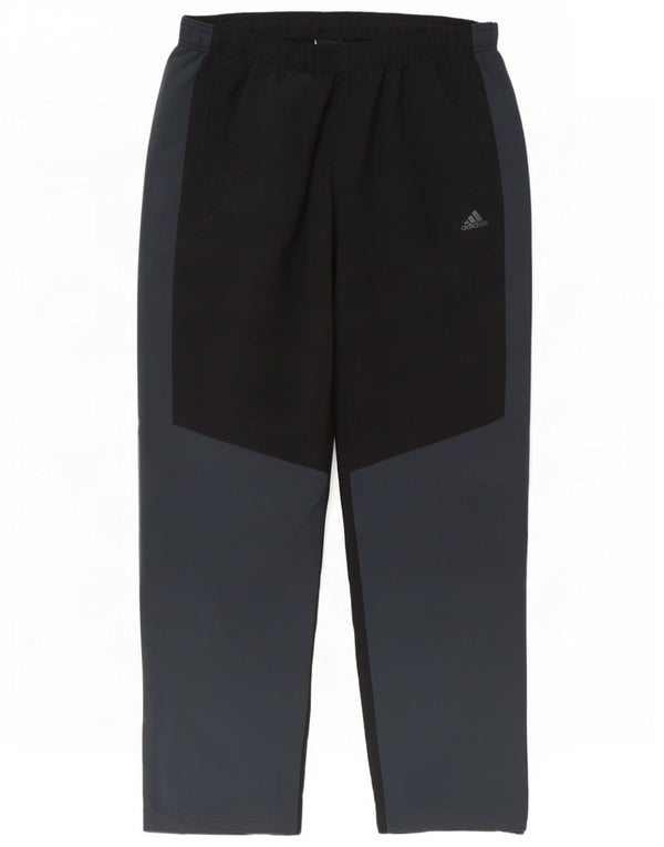 Adidas Herre Climalite træningsdragt Bukser Large Black Colourblock Polyester