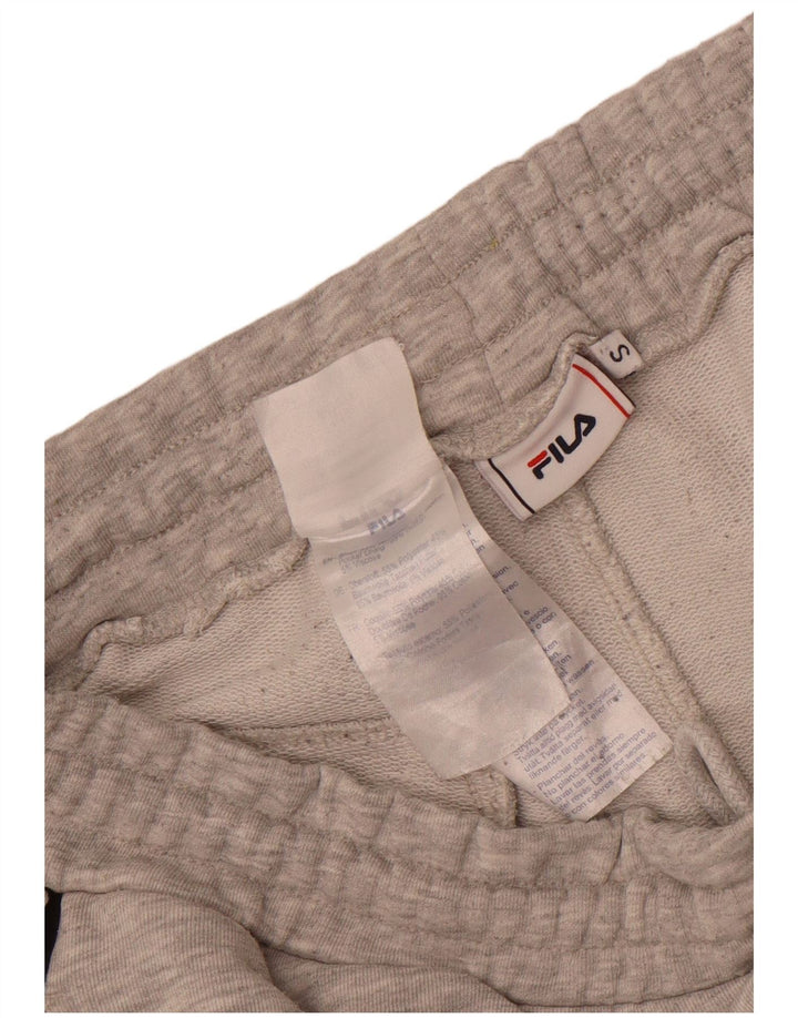 Fila Herre grafiske sportsshorts Small Grå Colourblock Polyester