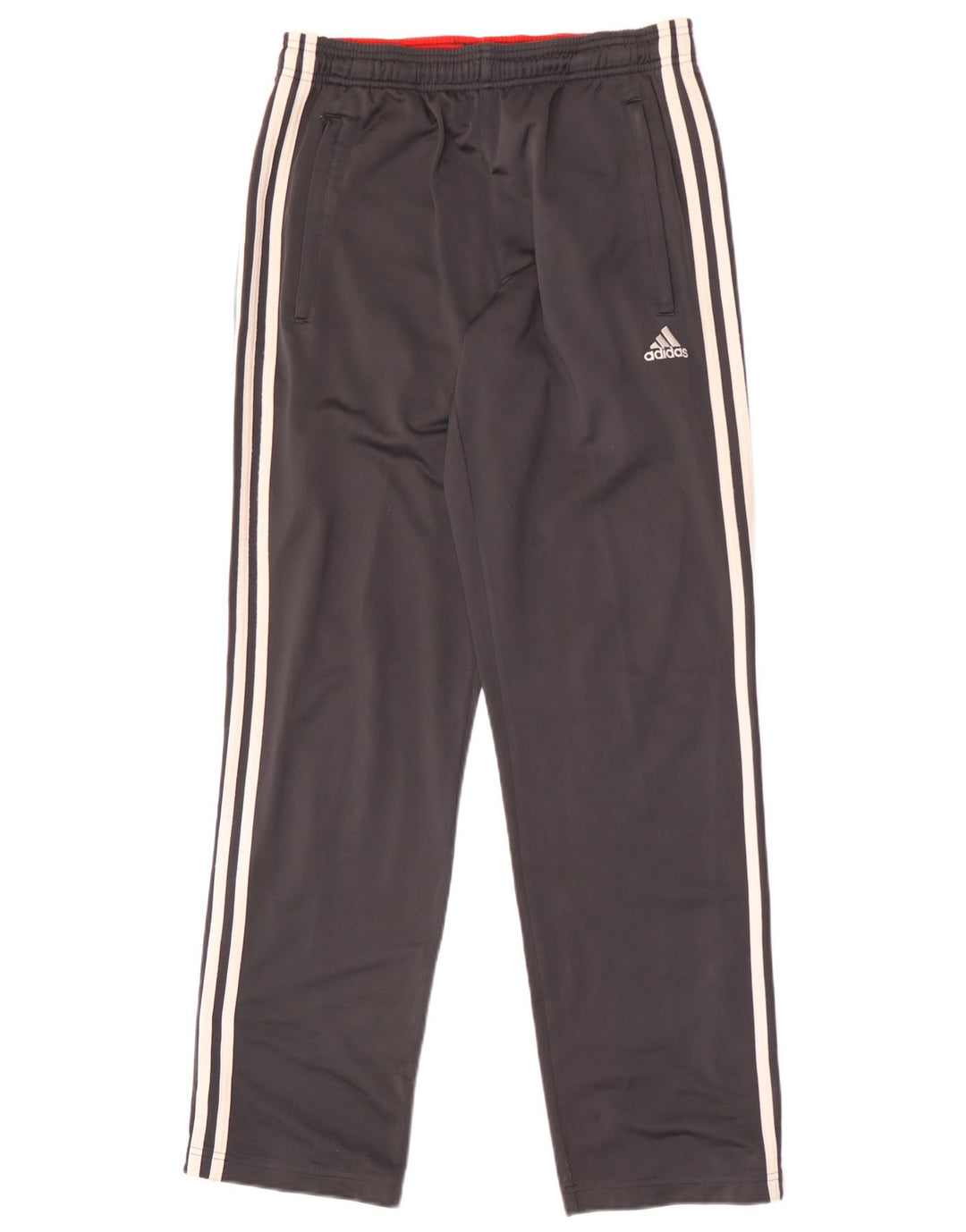 Adidas fuld træningsdragt til mænd UK 36/38 Small Grey Colourblock Polyester