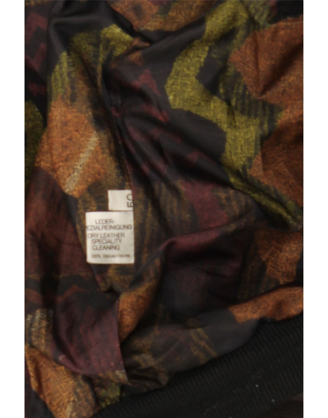 VINTAGE Læderjakke til mænd IT 50 Stor brunt læder