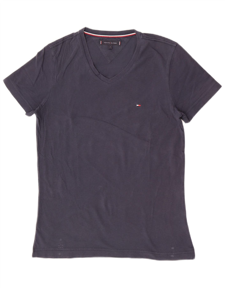Tommy Hilfiger Kortærmet Herre Regular Fit T-shirt Top Small Navy Blue