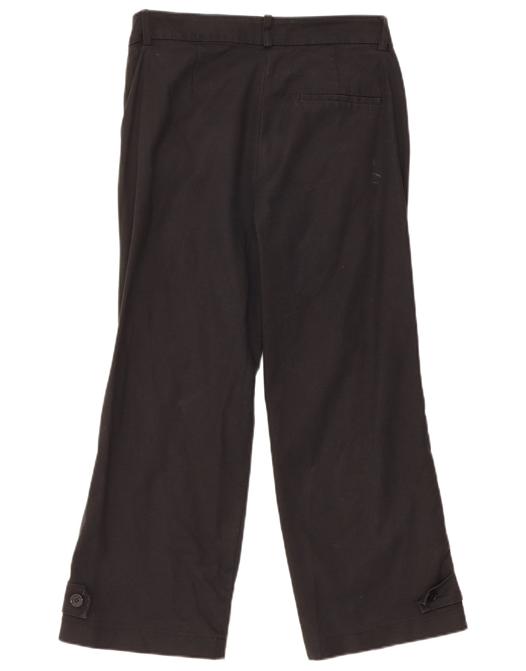 Trussardi Dame Cropped Trousers W28 L23 Sort