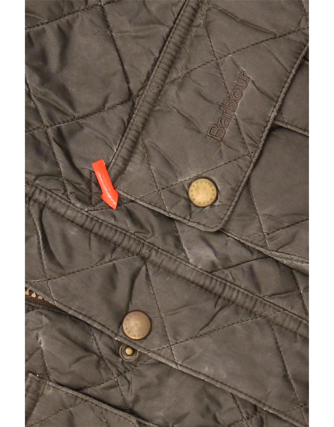 Barbour Boys Quiltet jakke 12-13 år XL Khaki Polyamid