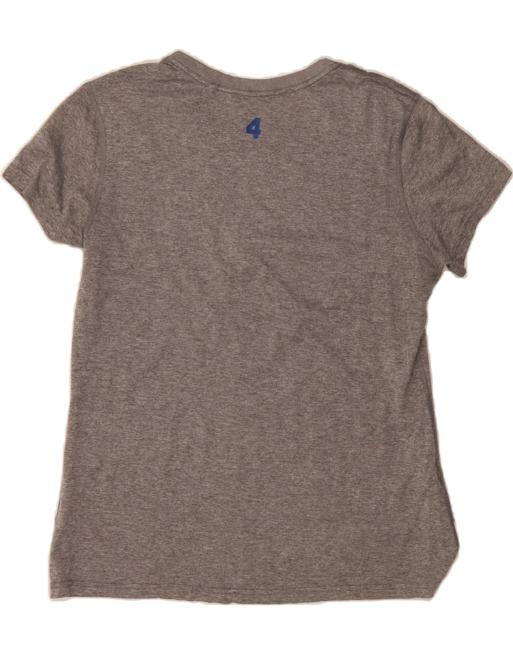 NIKE Womens Florida Graphic T-Shirt Top UK 14 Medium Grey Flecked Vintage Nike and Second-Hand Nike from Messina Hembry 