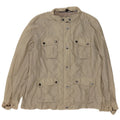 Autograph Womens Utility Jacket UK 14 Large Beige Polyester