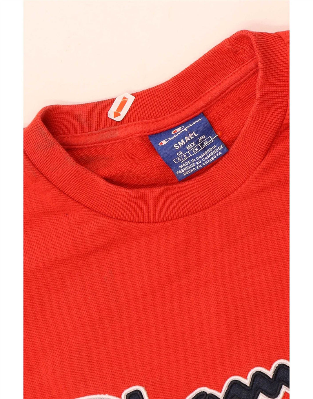 Champion Herre Grafisk Sweatshirt Jumper Lille Rød