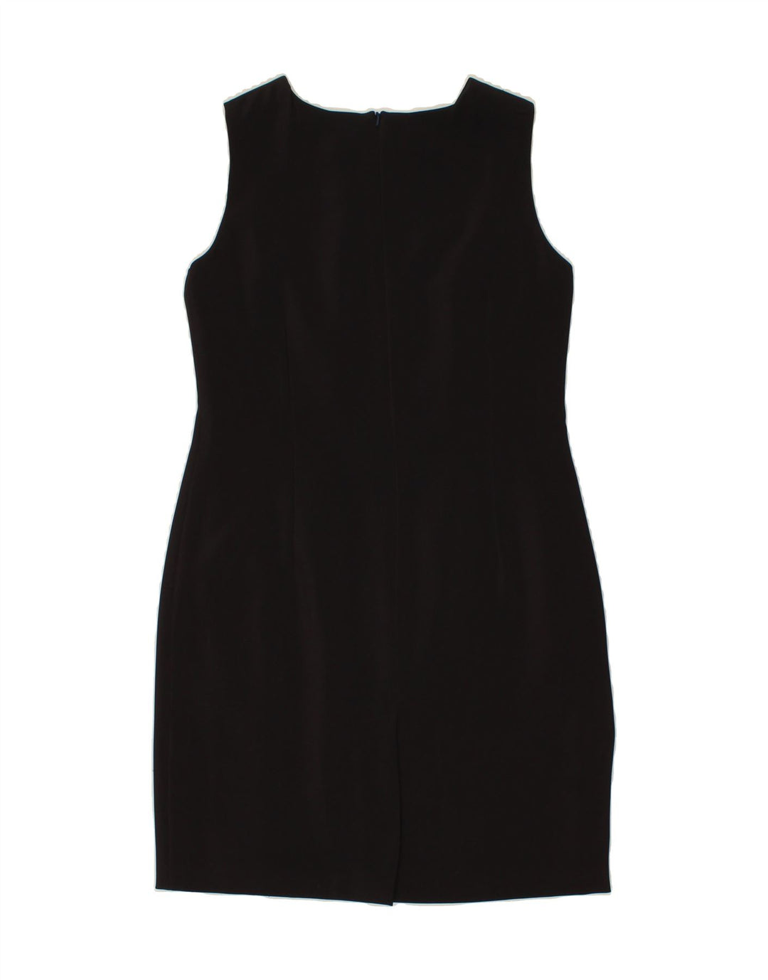 ST. BERNARD Womens Sleeveless Sheath Dress UK 14 Large Black Polyester Vintage St. Bernard and Second-Hand St. Bernard from Messina Hembry 