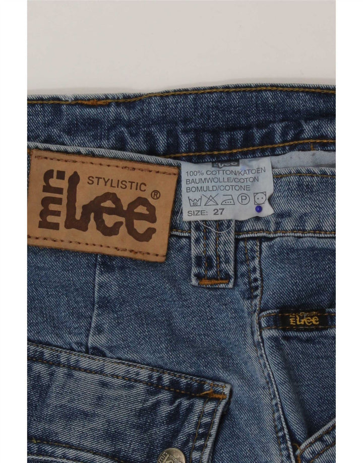 Lee Dame Cargo Straight Jeans W27 L27 Blå Bomuld