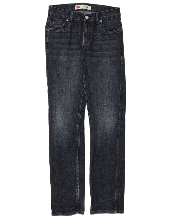 LEVI'S Girls 511 Slim Jeans 13-14 år W27 L27 Blå Bomuld