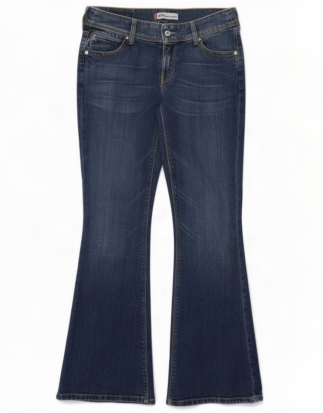 Levi's Dame 479 Booty Flared Jeans W30 L32 Blå Bomuld