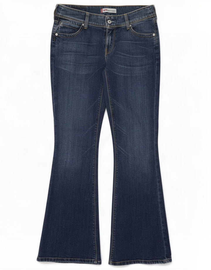 Levi's Dame 479 Booty Flared Jeans W30 L32 Blå Bomuld