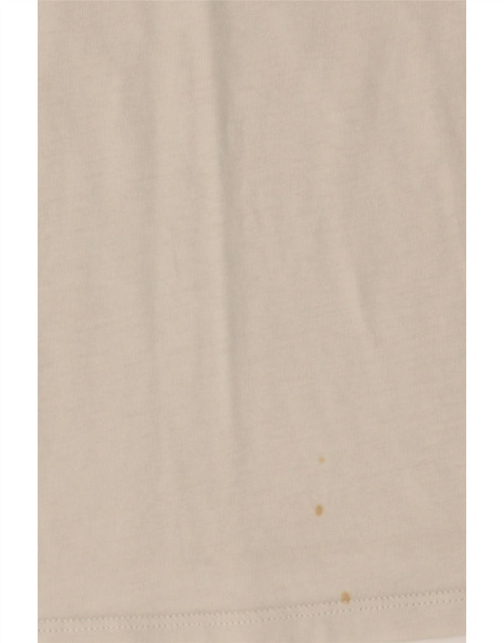 LEVI'S Mens Graphic T-Shirt Top Medium Off White Vintage Levi's and Second-Hand Levi's from Messina Hembry 