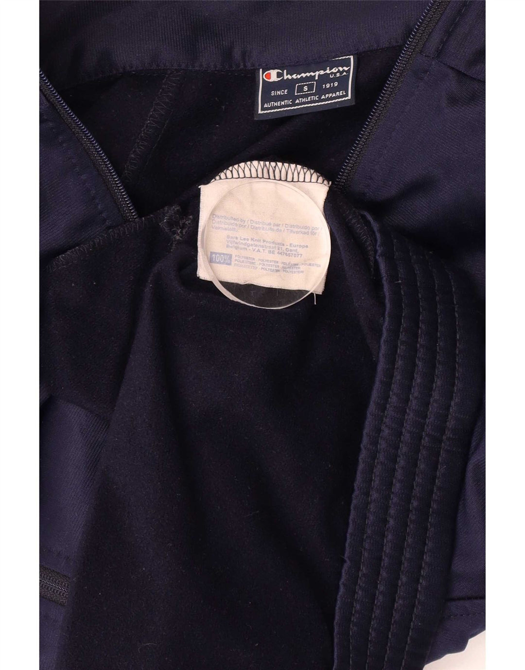 Champion Herre grafisk træningsdragt Top jakke Lille marineblå polyester