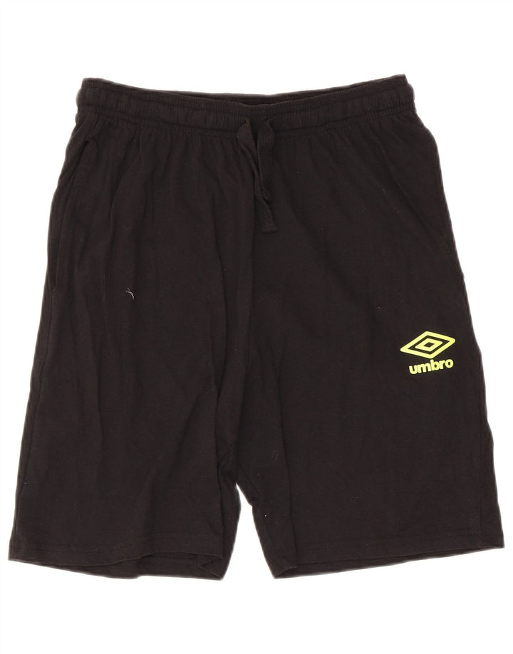Umbro Herre Graphic Regular Sports Shorts Medium Sort Bomuld