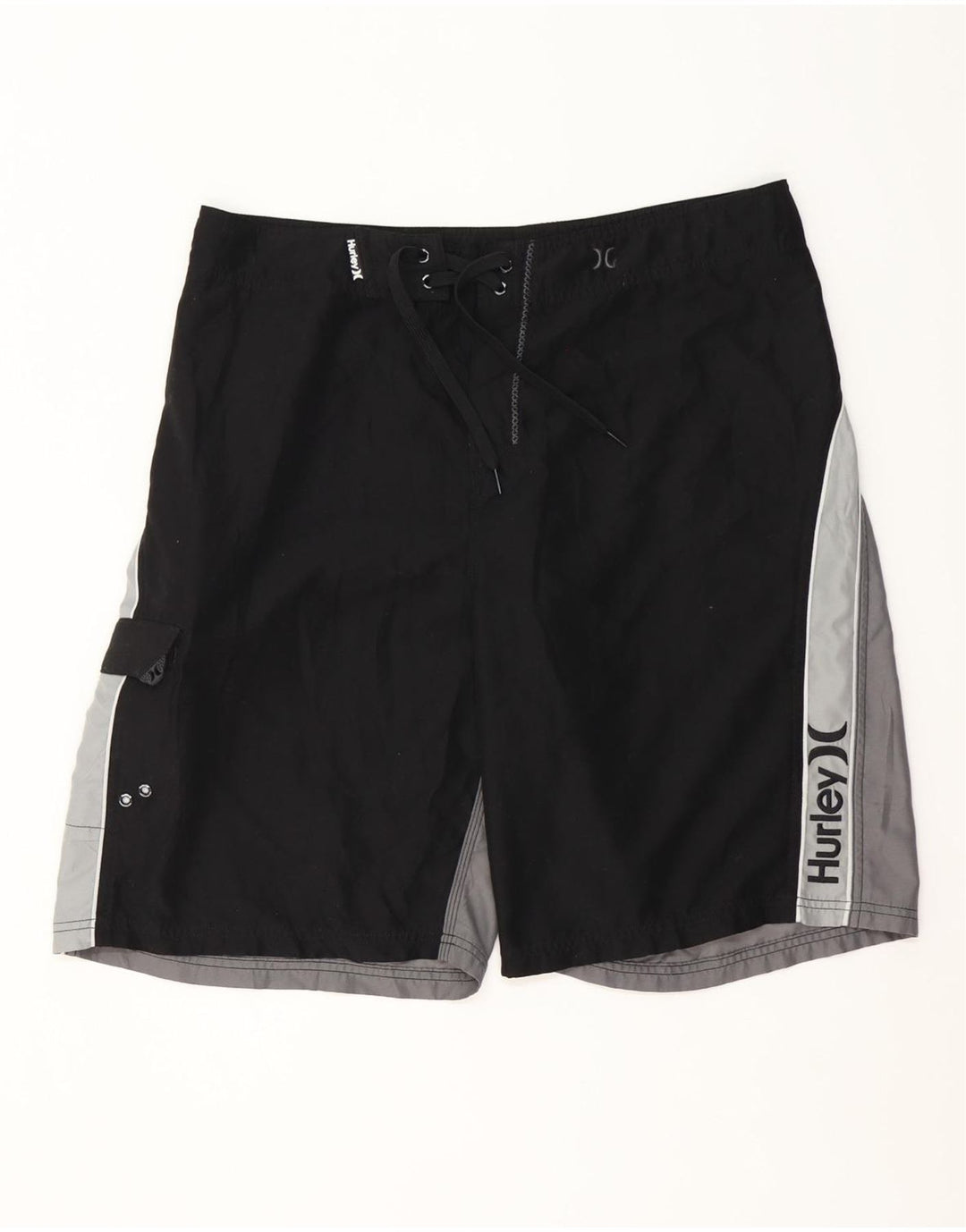 Hurley Herre grafiske badeshorts Large Black Colourblock Polyester