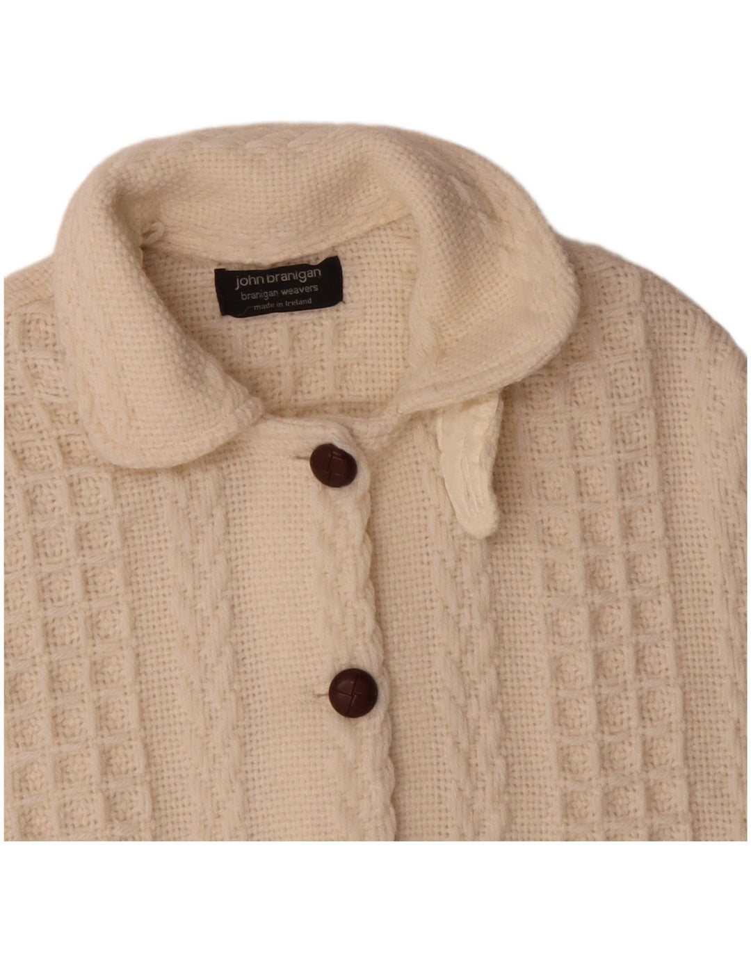 JOHN BRANIGAN Ponchotrøje til kvinder One Size Off White