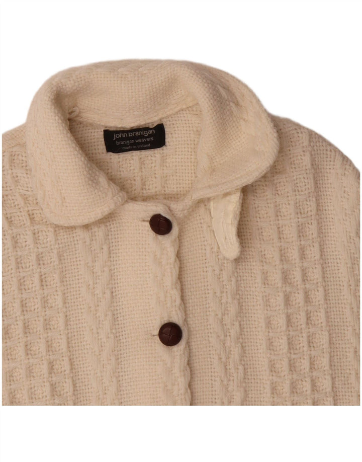 JOHN BRANIGAN Ponchotrøje til kvinder One Size Off White
