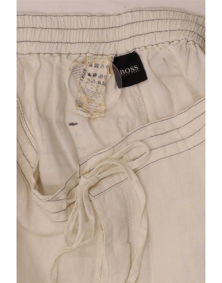 Hugo Boss Herre Bermuda Shorts Large W34 White