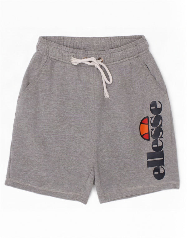 Ellesse Boys Graphic Sports Shorts 10-11 år Grå Flecked