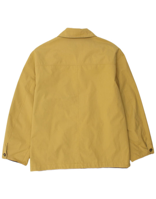 SEA BARRIER Herre vendbar jakke UK 40 Large Yellow Polyester