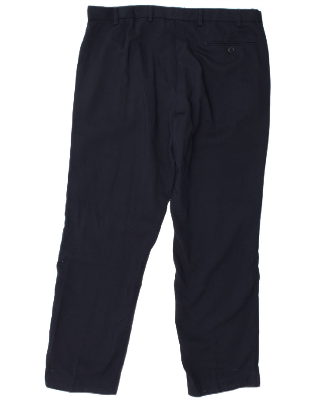 Marks & Spencer Herre Regular Fit Chinobukser W36 L31 Marineblå Uld