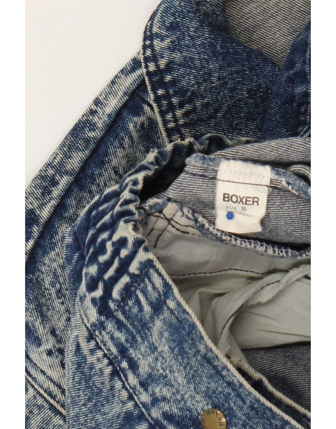 Boxer Herre denimjakke UK 36 Small Blue Cotton