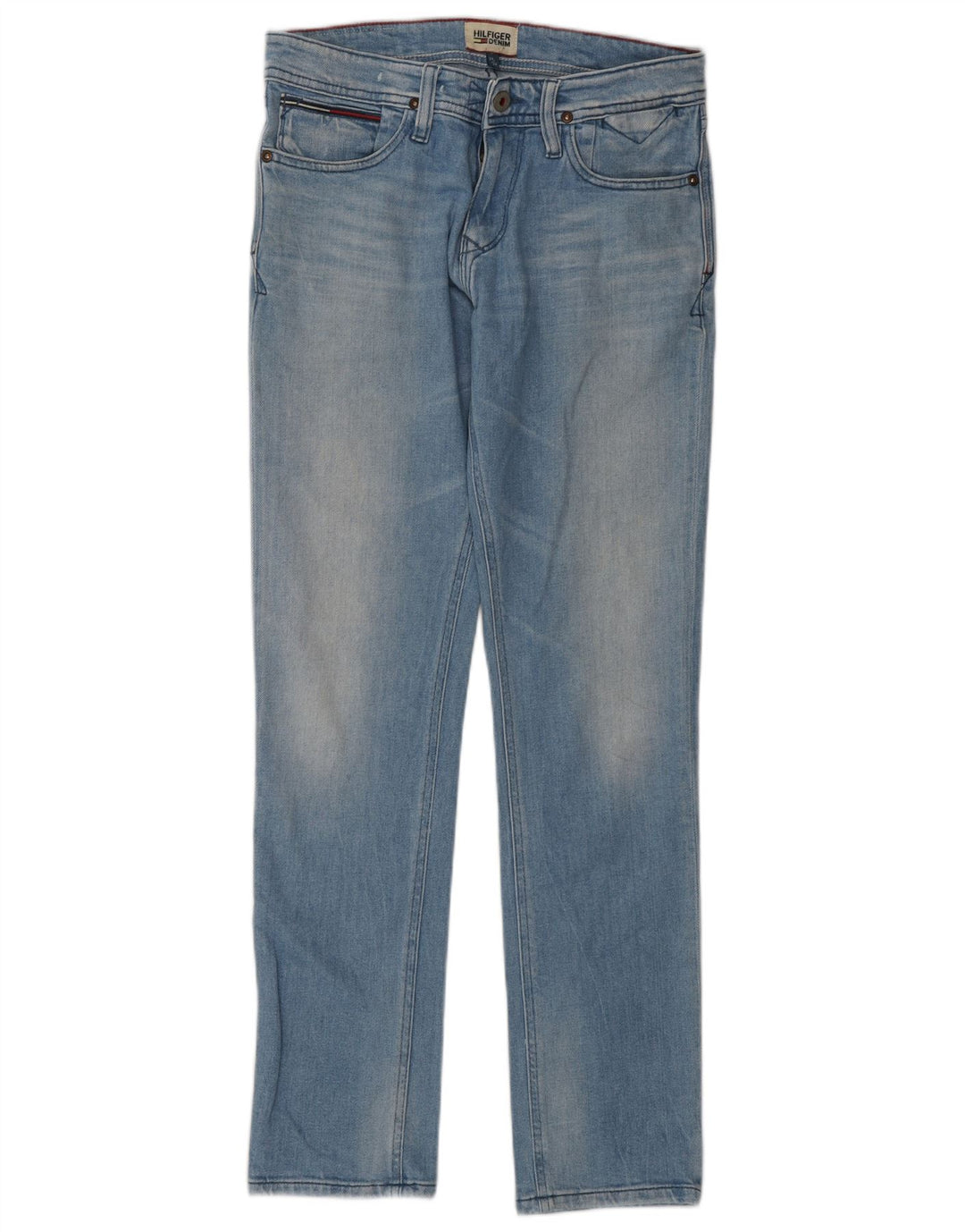 Tommy Hilfiger Dame Slim Jeans W29 L32 Blå Bomuld