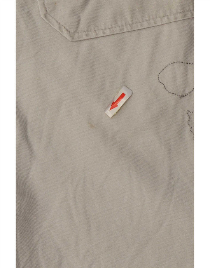 Rip Curl Herre Grafiske Casual Shorts W34 Stor Beige Bomuld