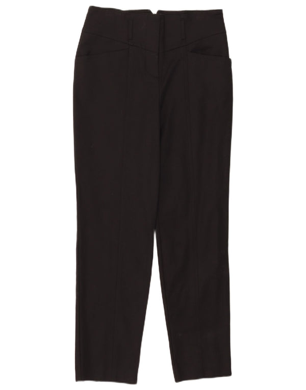 Boden Dame Højtaljet tilspidsede Casual Bukser UK 10 Small W30 L28 Sort