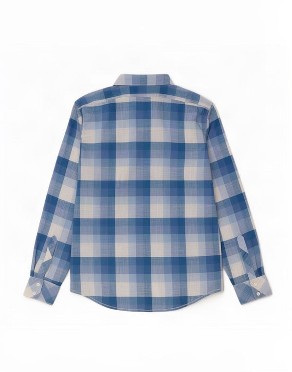 Columbia Womens Shirt UK 18 XL Blue Check Cotton