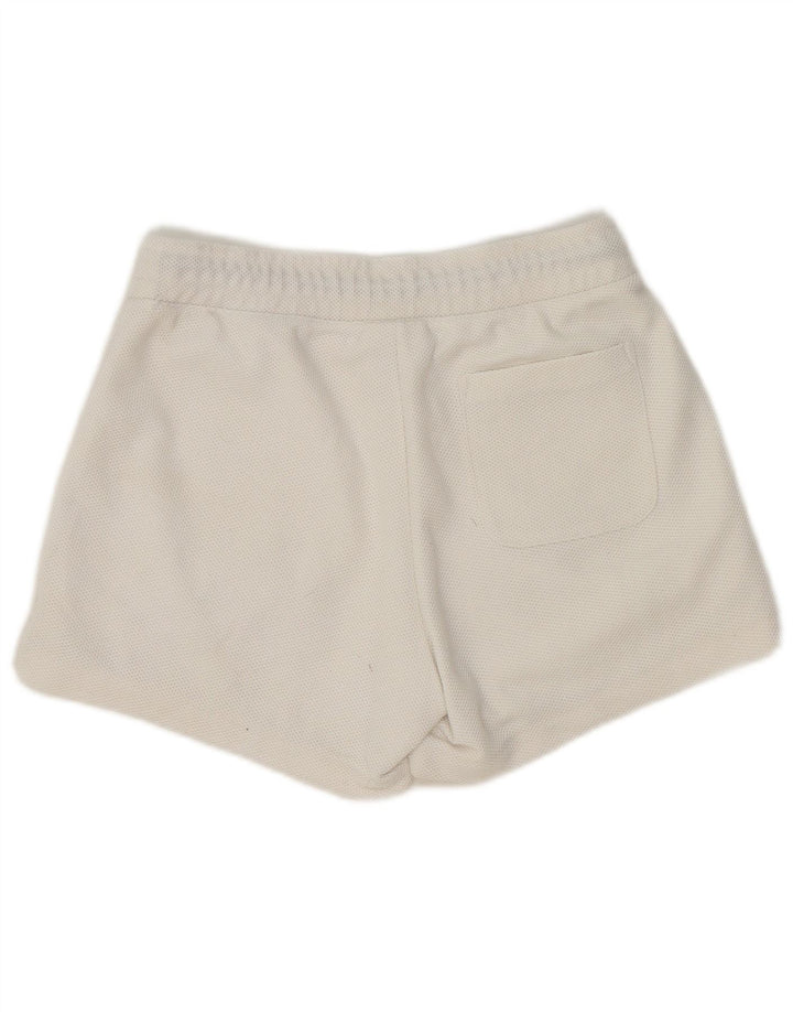 Champion Womens Sports Shorts UK 14 Medium White Polyester