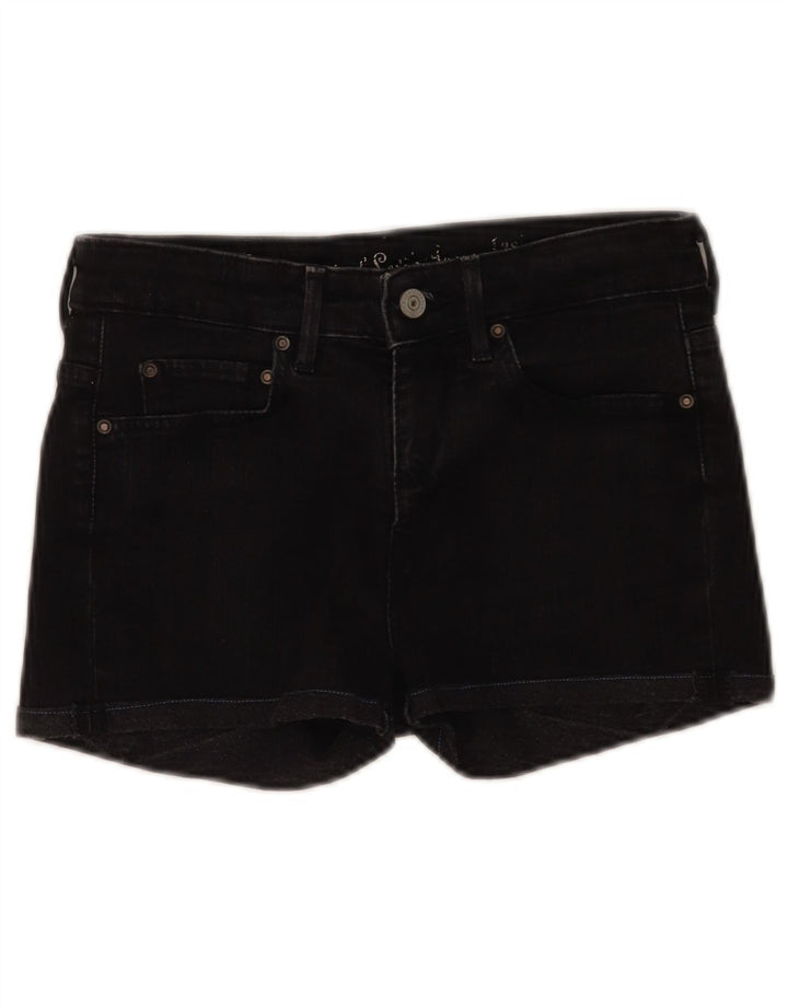 Levi's Dame Denim Hot Pants W28 Medium Sort Bomuld