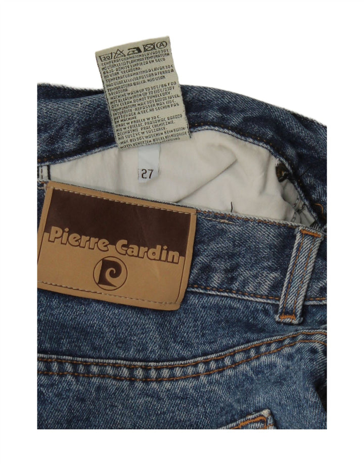 PIERRE CARDIN Mens Denim Shorts W38 XL Blue Cotton