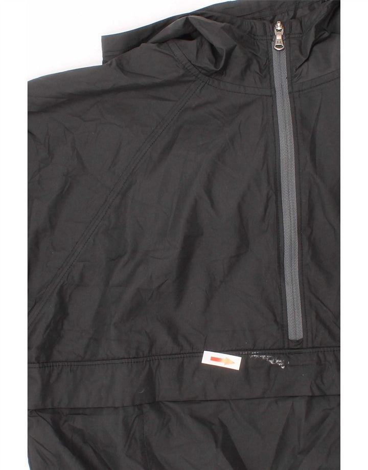 Under Armour Boys Hætte Anorak regnjakke 7-8 år Lille sort polyester
