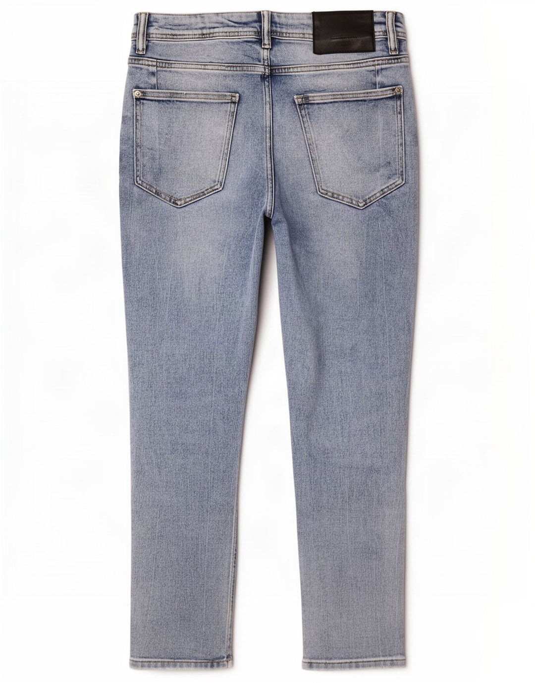 Zara Herre Distressed Cropped Jeans EU 40 Medium W31 L25 Blå