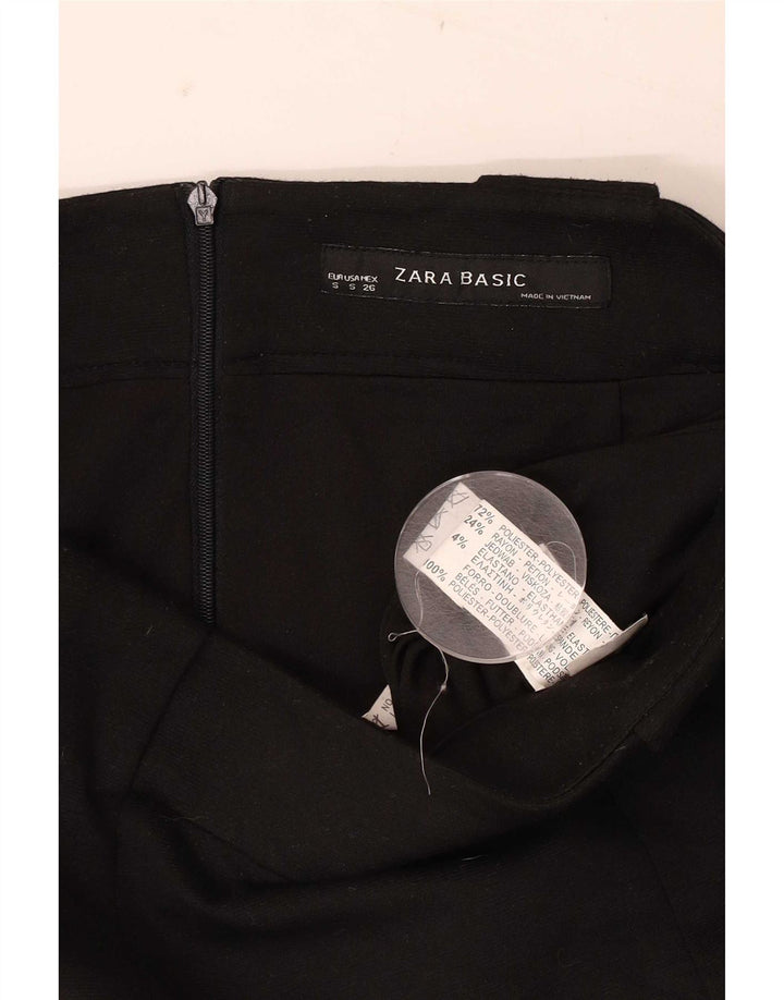 Zara Pencil Skirt Small W26 sort polyester