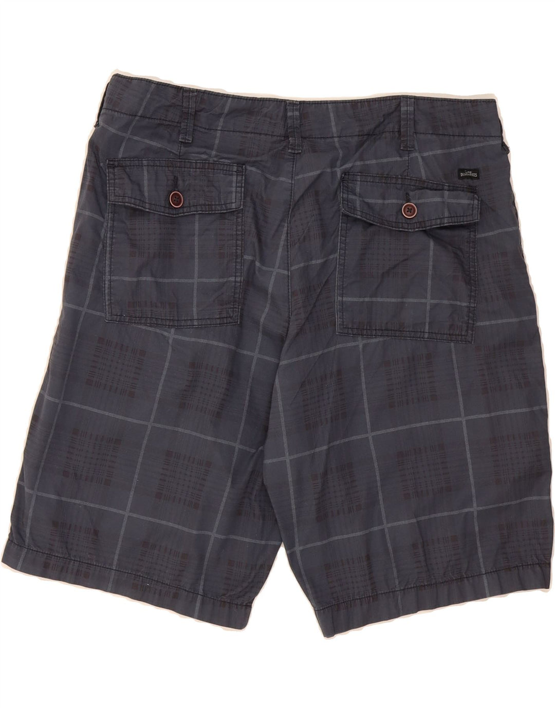 LEE Mens Dungarees Chino Shorts W36 Large Navy Blue Check Cotton Vintage Lee and Second-Hand Lee from Messina Hembry 